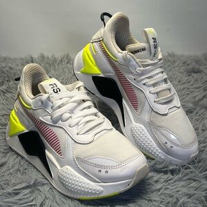 Puma RS-X Running System Women’s Size 5.5 white With Red Yellow And Black